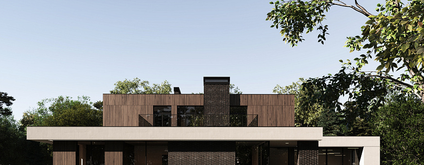  Завершено проектирование дома в стиле хай-тек – НT-268-1