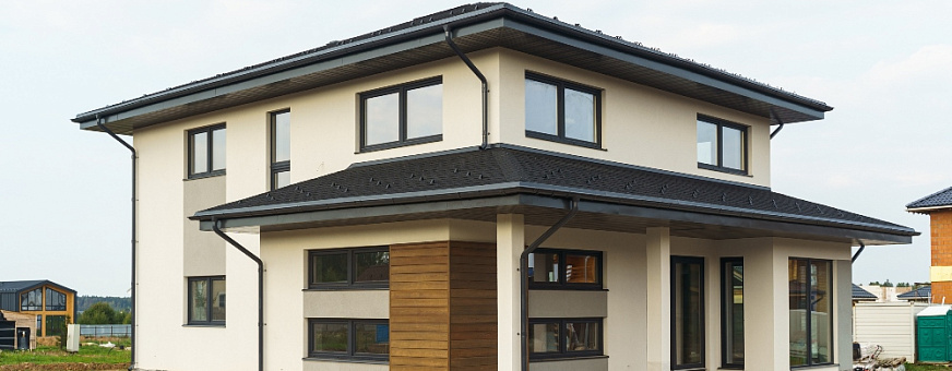 Завершено строительство дома в современном стиле в КП Лесная Рапсодия