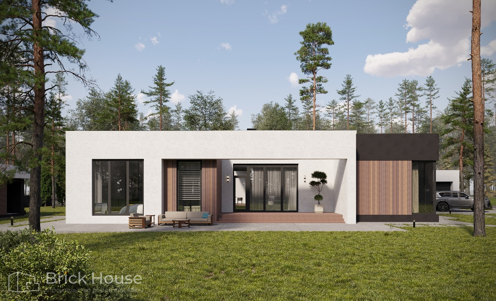 Проект HT-319 - Каменные дома под ключ в Москве и Московской области