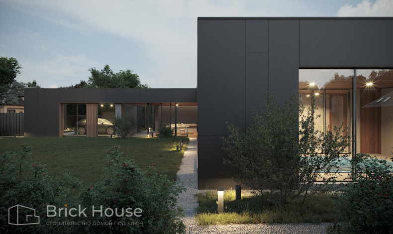 Дома с плоской крышей HT-420