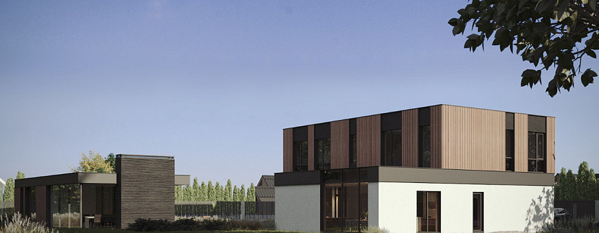 Завершено проектирование дома в стиле хай-тек – НТ-330