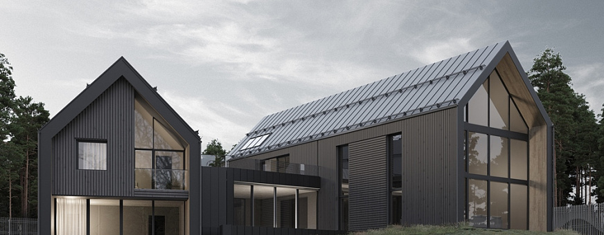 Завершено проектирование  дома в стиле барнхаус – BH-403