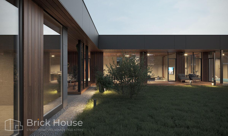 Дома с плоской крышей HT-420