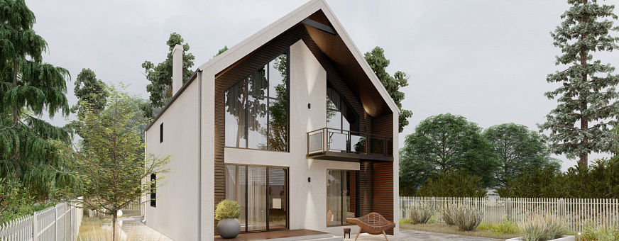 Завершено проектирование дома в стиле барнхаус  - BH-150-1