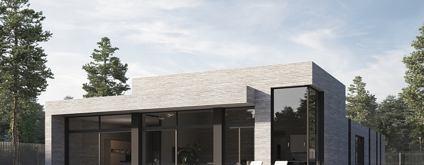 Завершено проектирование дома в стиле хай-тек - HT-283