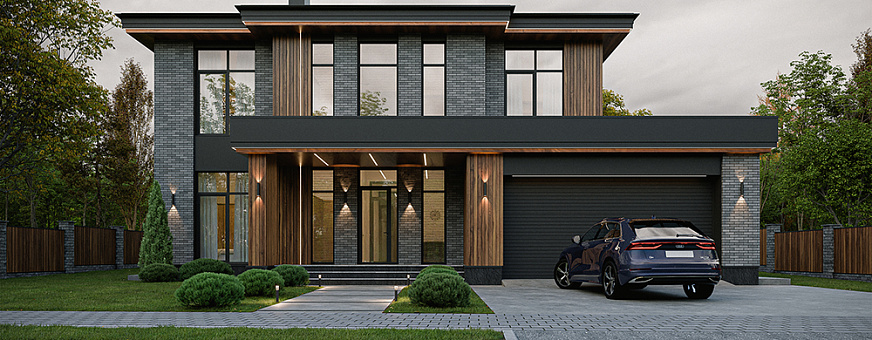 Завершено проектирование дома в классическом стиле– K-282