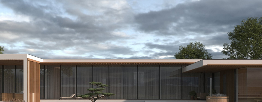 Завершено проектирование дома в стиле хай-тек – HT-257