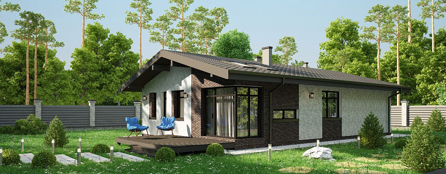 Завершено проектирование дома в европейском стиле – К-100