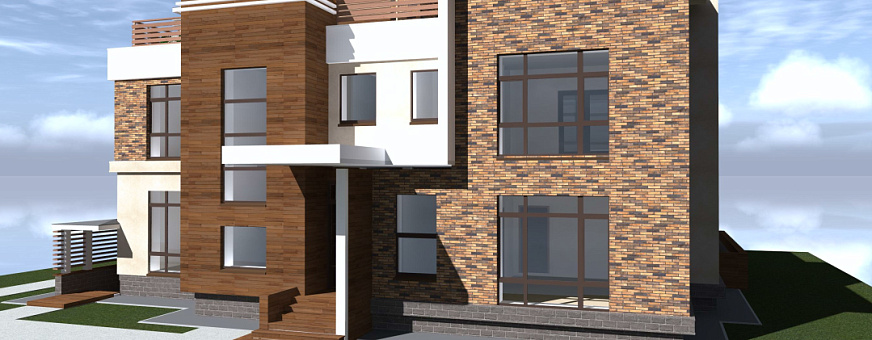 Началось строительство дома в стиле хай-тек в поселке Черкизово