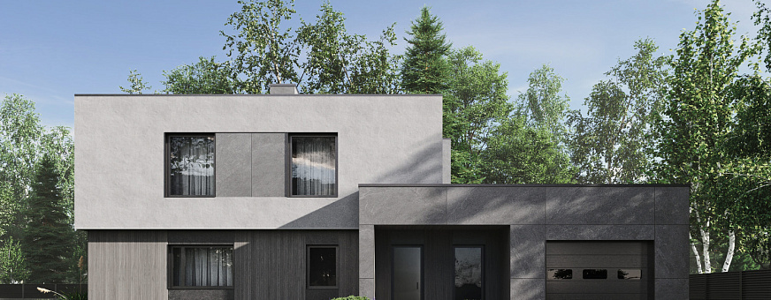 Завершено проектирование дома в стиле хай-тек – HT-266-2