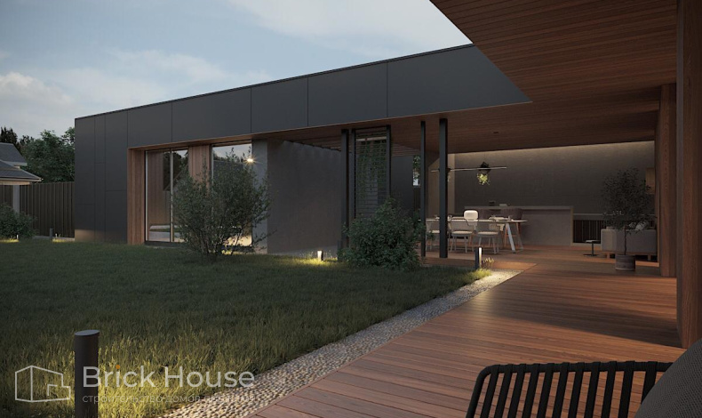 Дома с плоской крышей HT-420