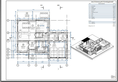 Каменные дома HT-324